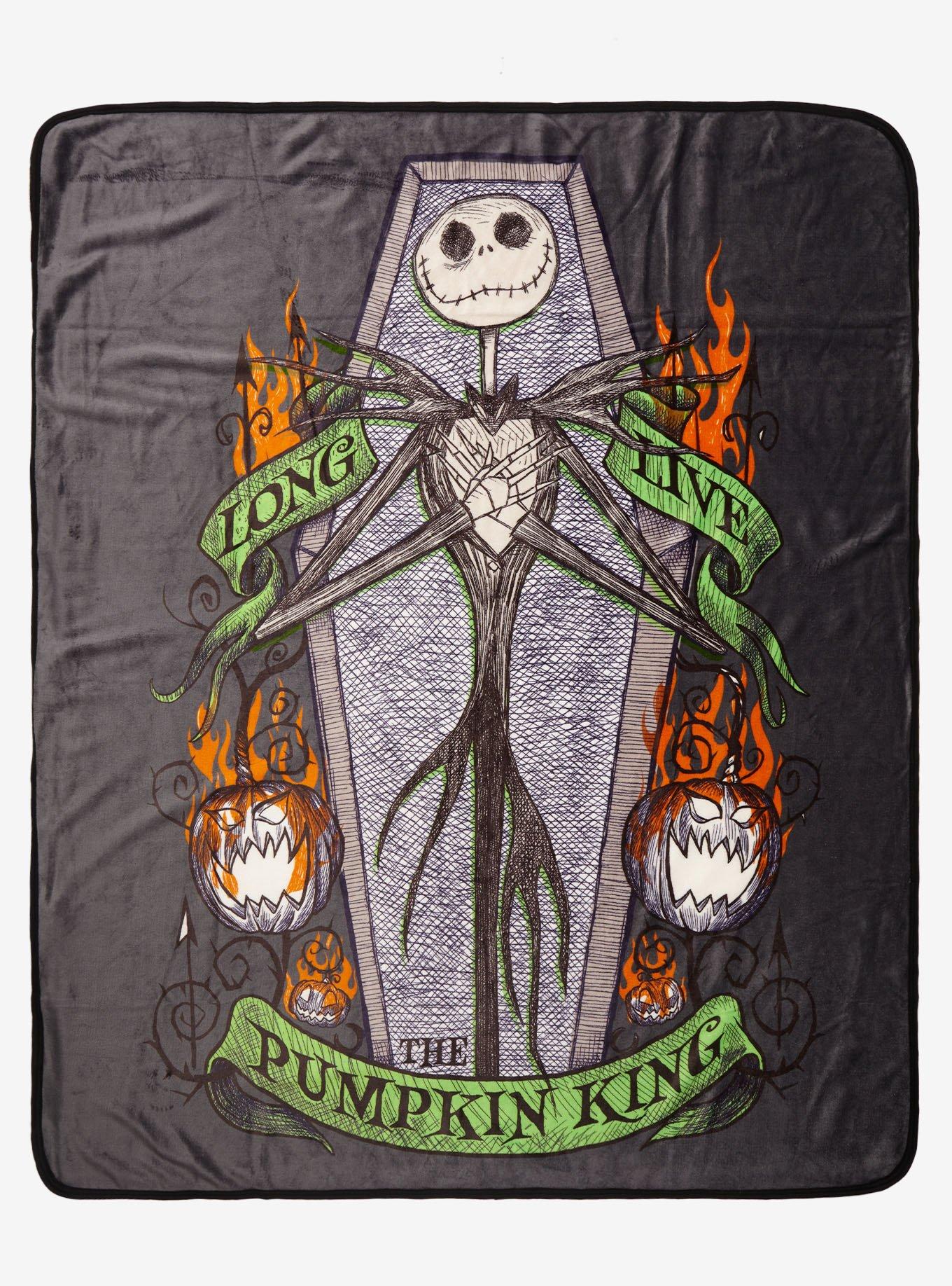 Nightmare before christmas blanket best sale hot topic