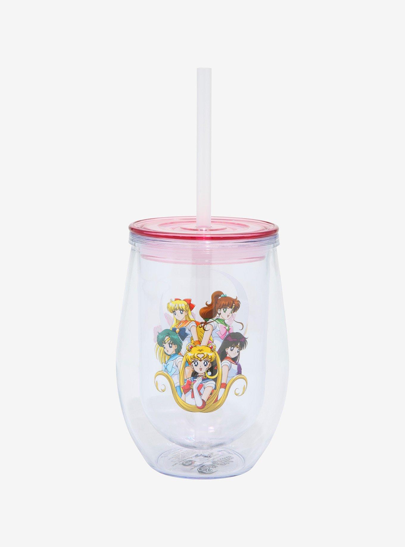 Sailor Moon & Friends Reusable Cold Cup Tumbler 