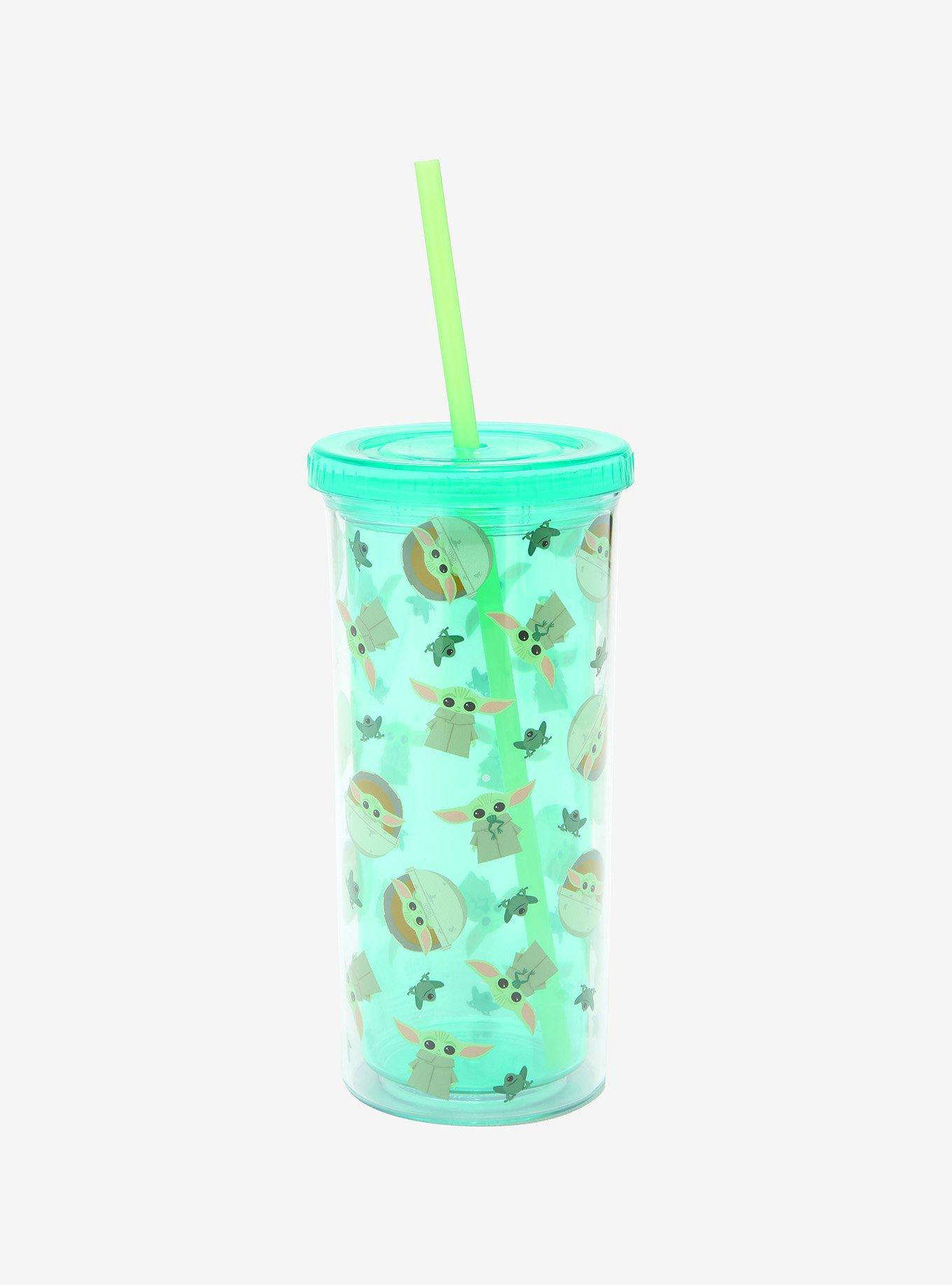 Star Wars The Mandalorian Grogu & Frog Acrylic Travel Cup, , hi-res