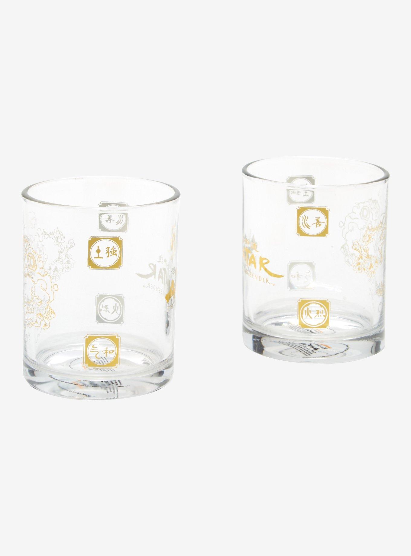 Avatar: The Last Airbender World Map Glass Cup Set, , hi-res