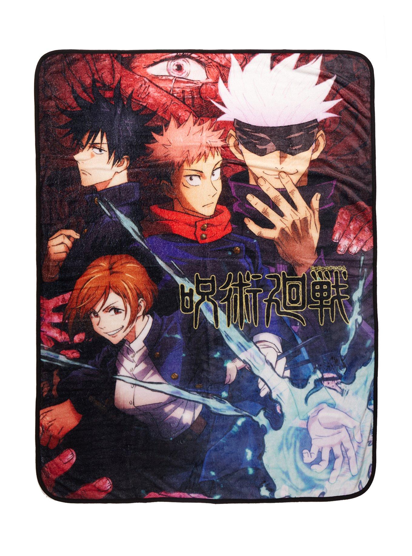 Jujutsu Kaisen Group Throw Blanket, , hi-res
