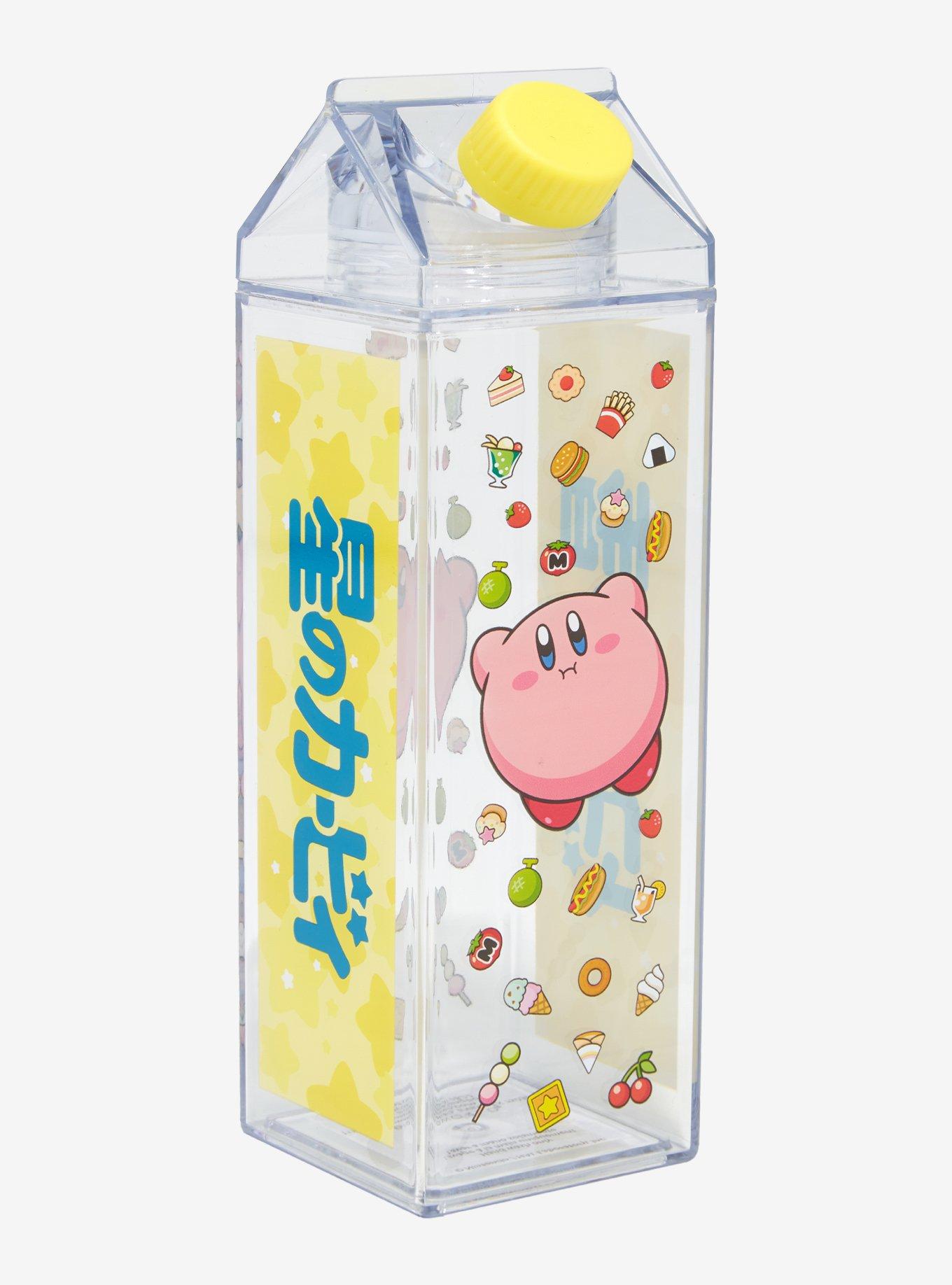 Kirby Snacks Milk Carton Water Bottle