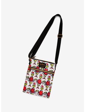 Loungefly How The Grinch Stole Christmas! Grinch Garland Passport Crossbody Bag, , hi-res
