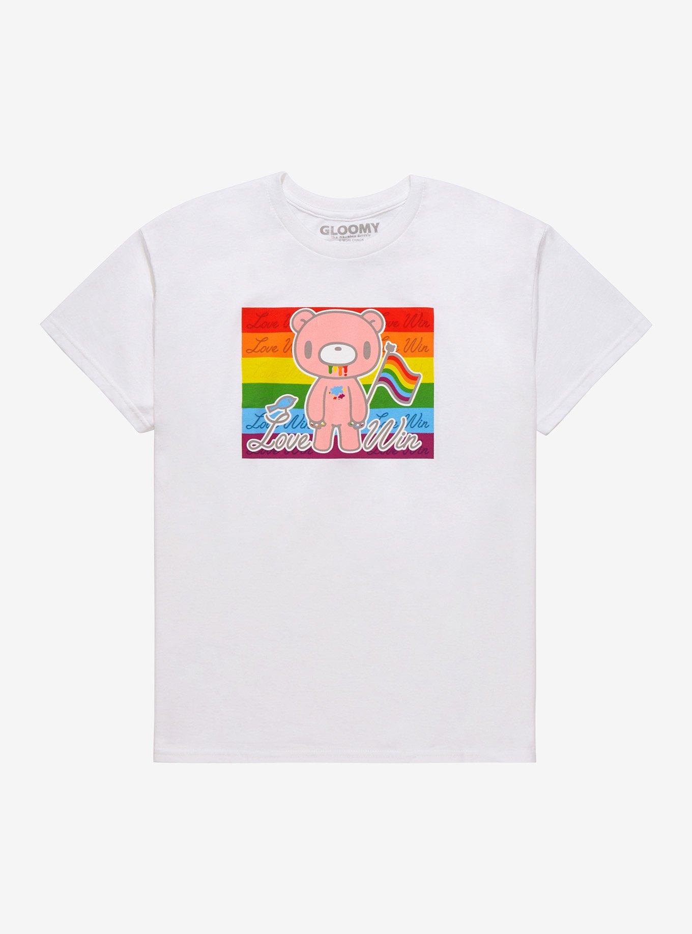 Gloomy Bear Love Win Pride Flag T-Shirt | Hot Topic