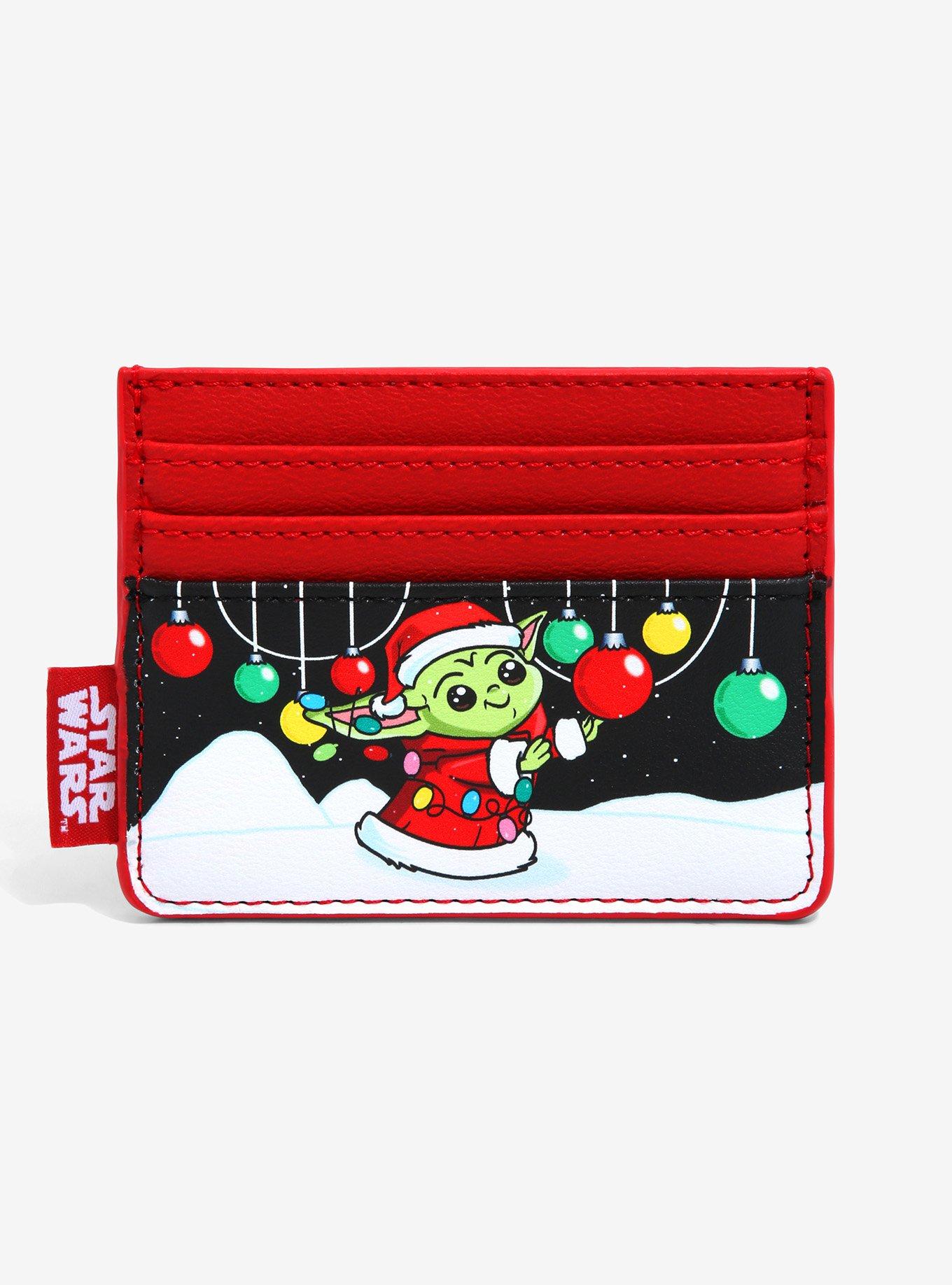 Loungefly Star Wars The Mandalorian Holiday Grogu Cardholder, , hi-res