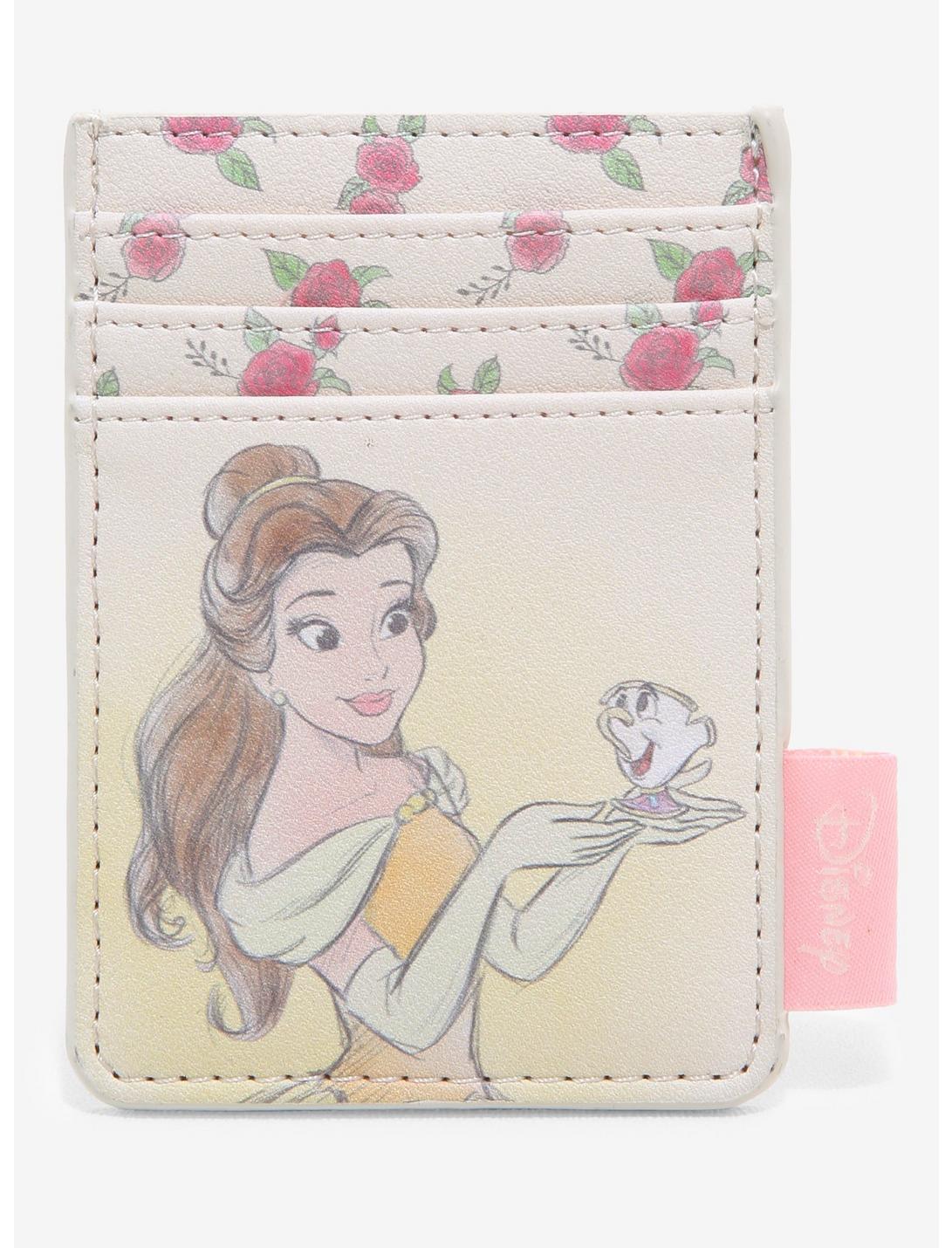 Loungefly Disney Beauty And The Beast Belle & Chip Cardholder, , hi-res