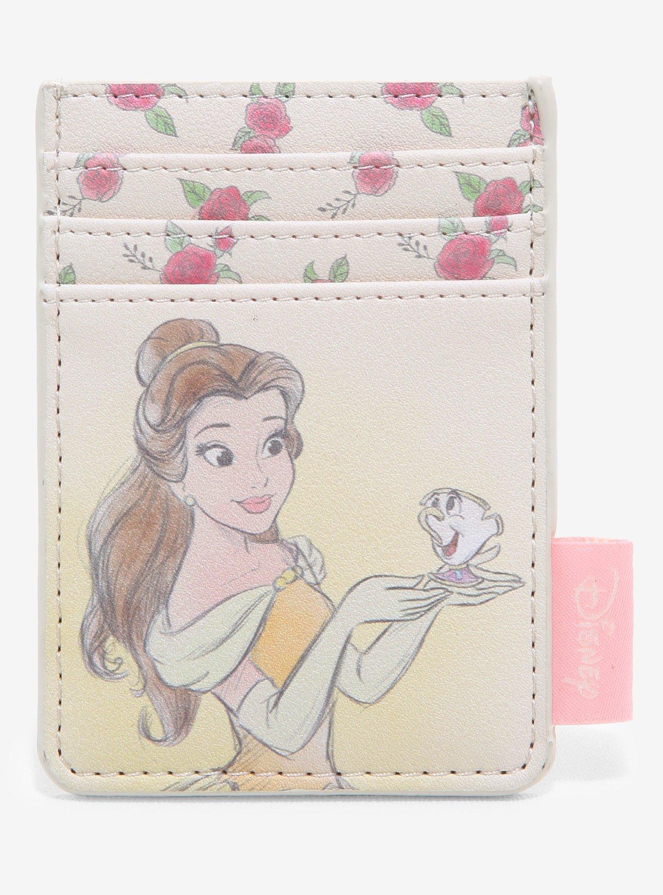 Loungefly Disney Beauty And The Beast Belle & Chip Cardholder, , hi-res