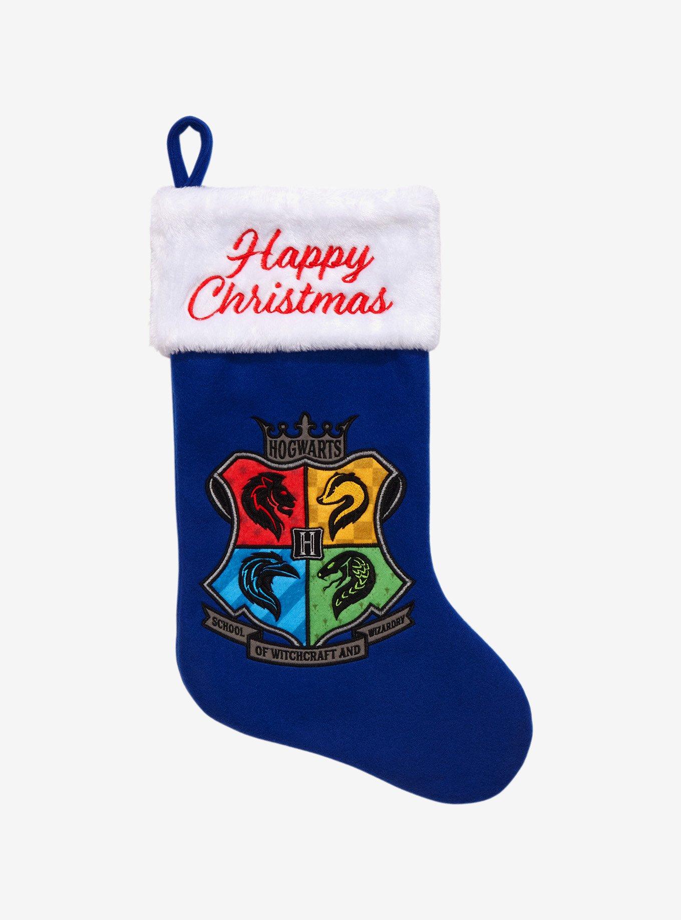 Harry Potter Hogwarts Happy Christmas Stocking BoxLunch Exclusive