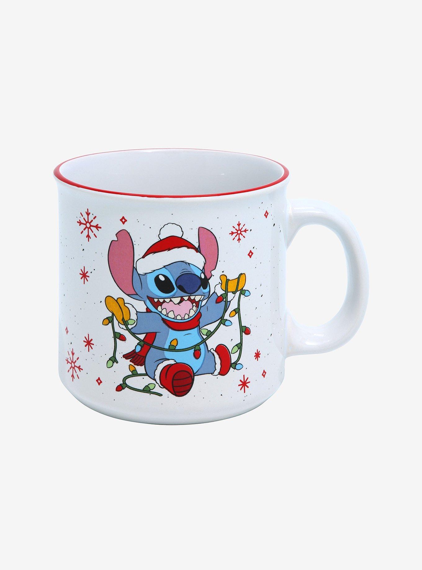 Disney Lilo & Stitch Stitch Holiday Camper Mug, , hi-res