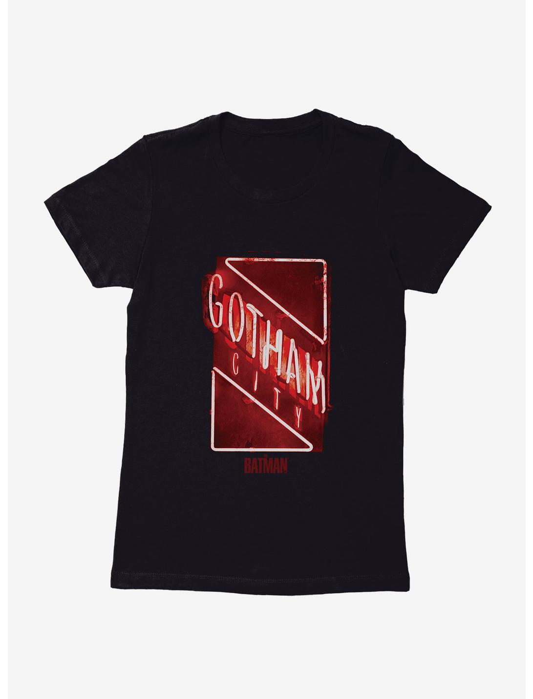 DC Comics The Batman Gotham City Neon Sign Womens T-Shirt, , hi-res