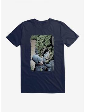 DC Comics Batman Vs Killer Croc T-Shirt, MIDNIGHT NAVY, hi-res