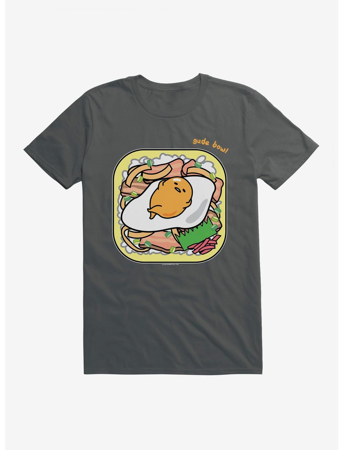 Gudetama Gude Bowl T-Shirt, CHARCOAL, hi-res
