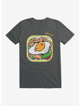 Gudetama Gude Bowl T-Shirt, CHARCOAL, hi-res