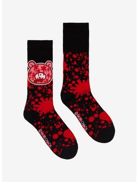 Gloomy Bear Blood Splatter Crew Socks, , hi-res