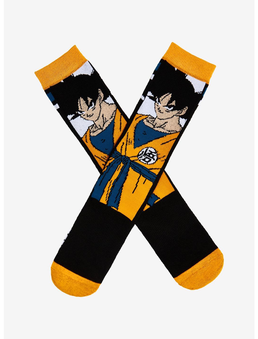 Dragon Ball Z Goku Crew Socks, , hi-res