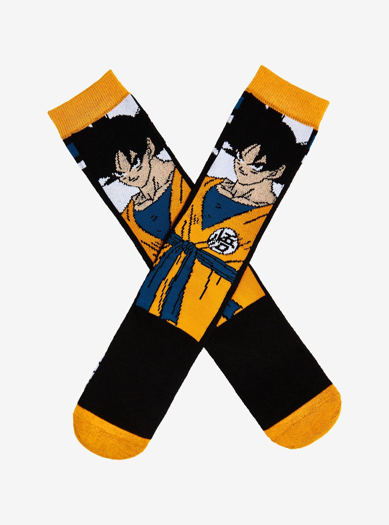 Dragon Ball Z Goku Crew Socks, , hi-res