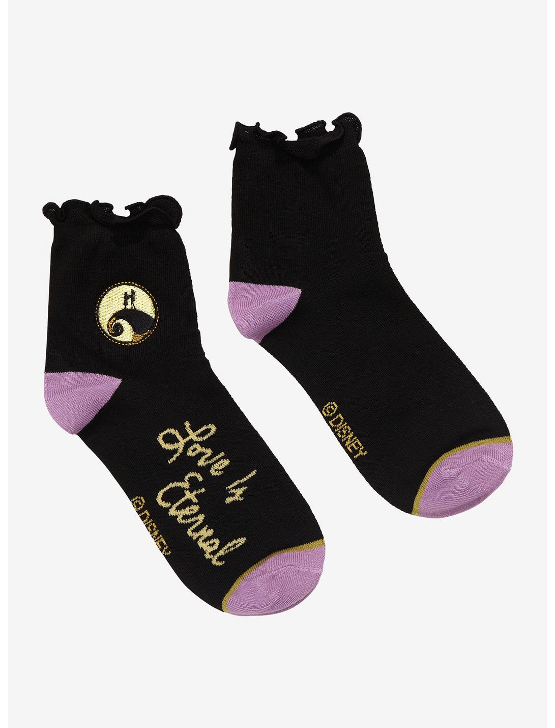 The Nightmare Before Christmas Moon Ankle Socks, , hi-res