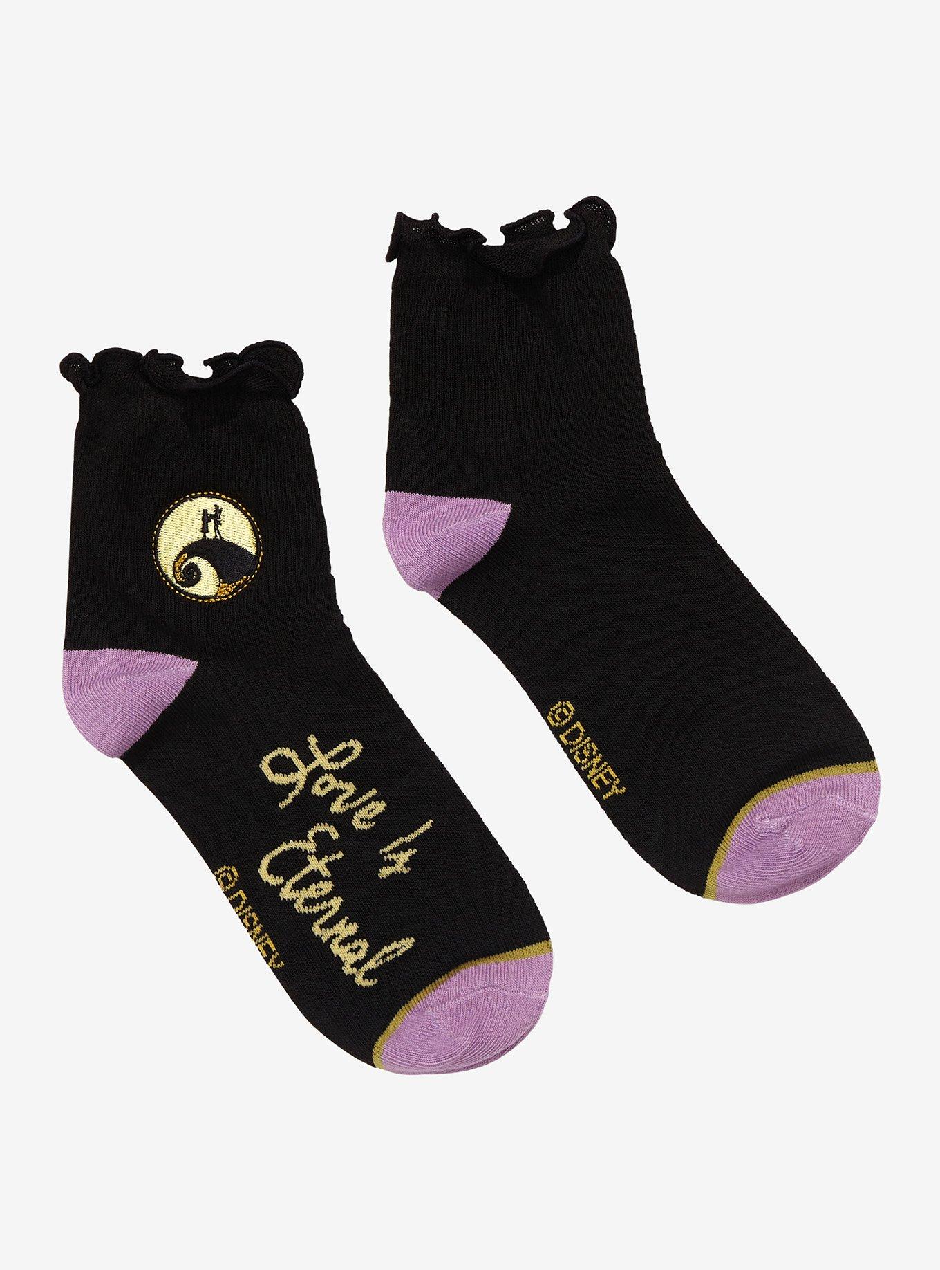 The Nightmare Before Christmas Moon Ankle Socks, , hi-res