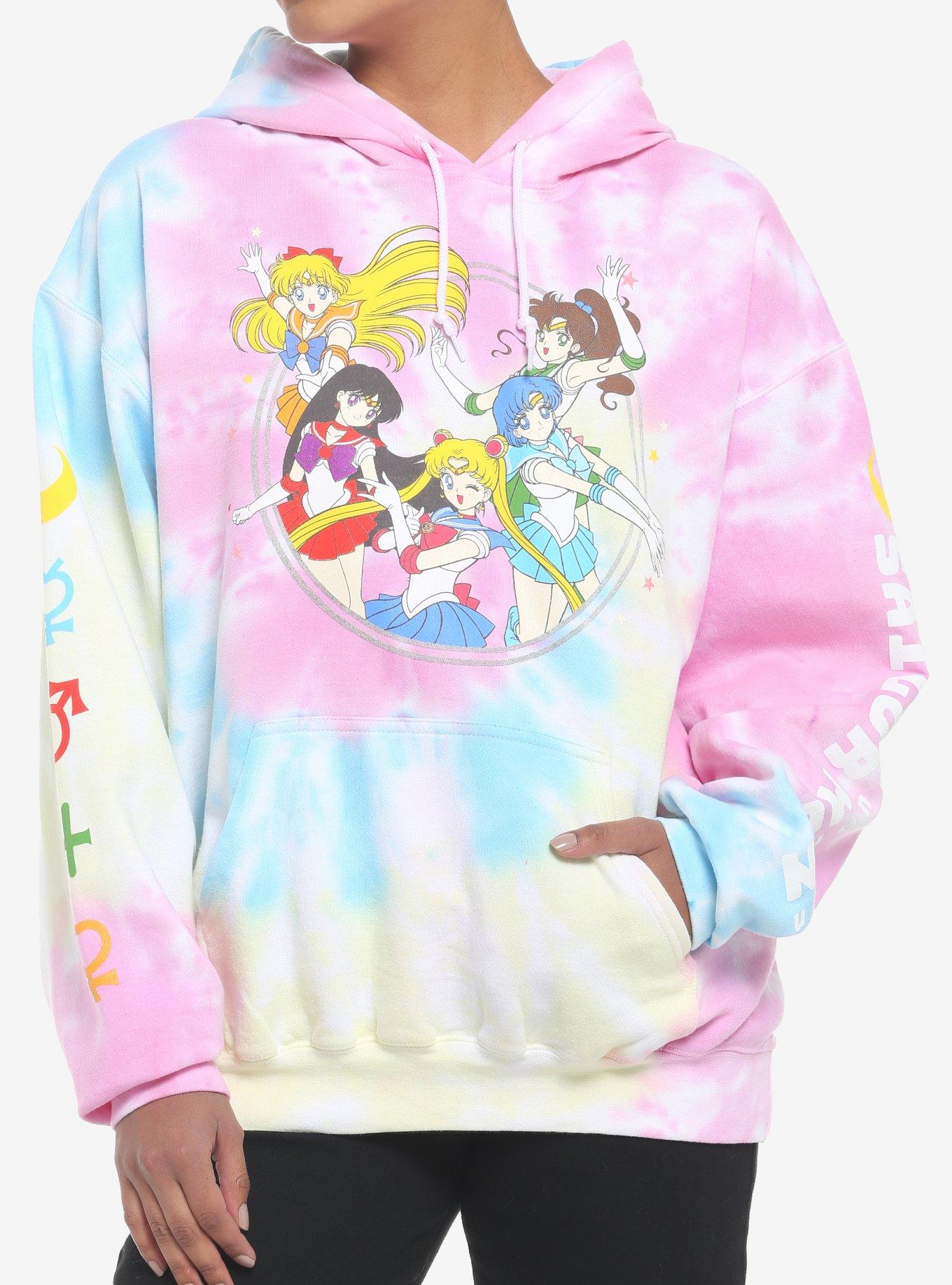 Sailor Moon Guardians Tie-Dye Girls Hoodie | Hot Topic