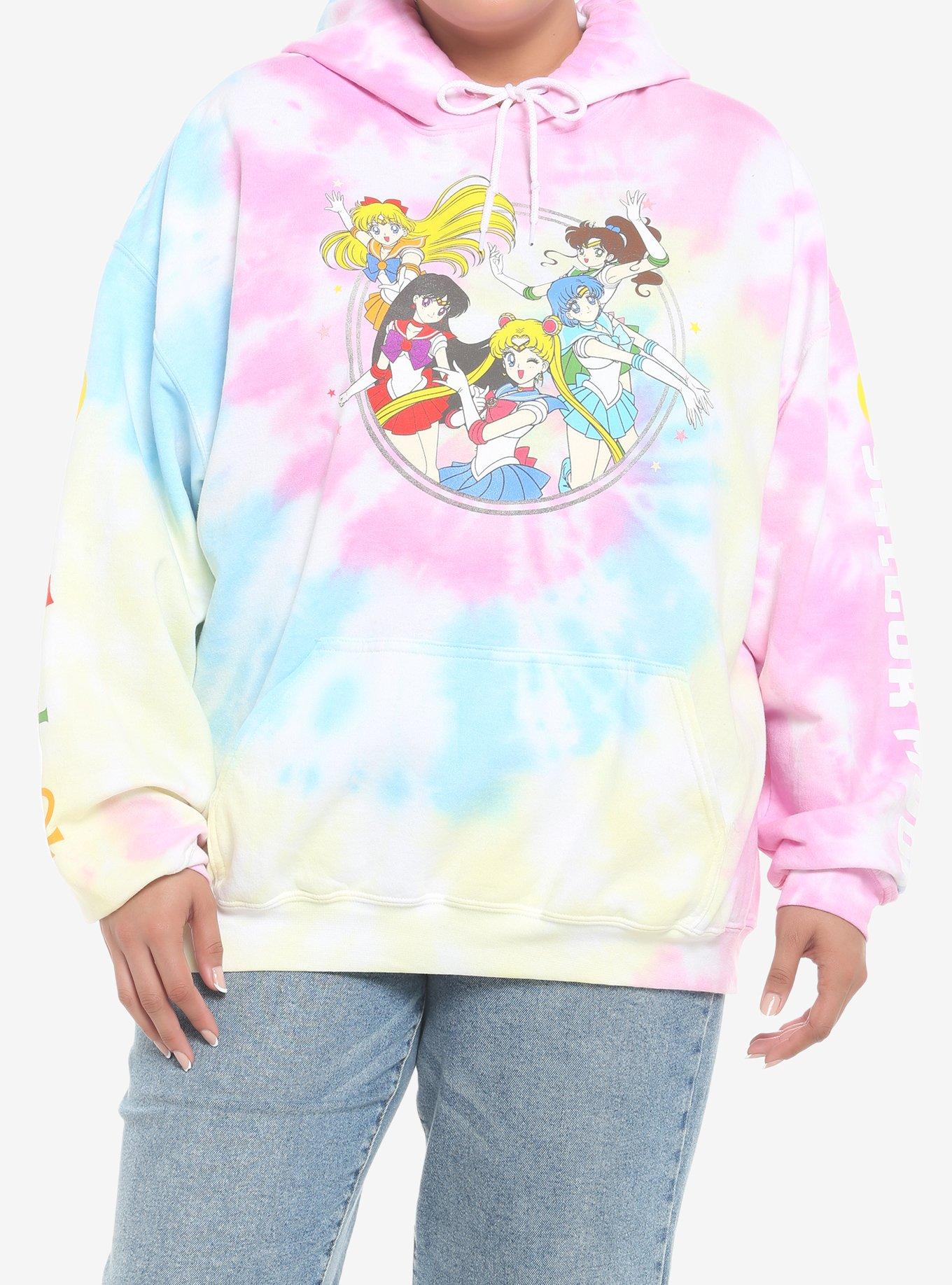 Sailor moon hoodie plus hot sale size