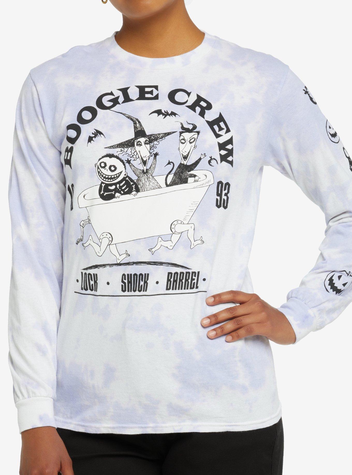 The Nightmare Before Christmas Oogie's Boys Tie-Dye Long-Sleeve Girls T-Shirt, MULTI, hi-res