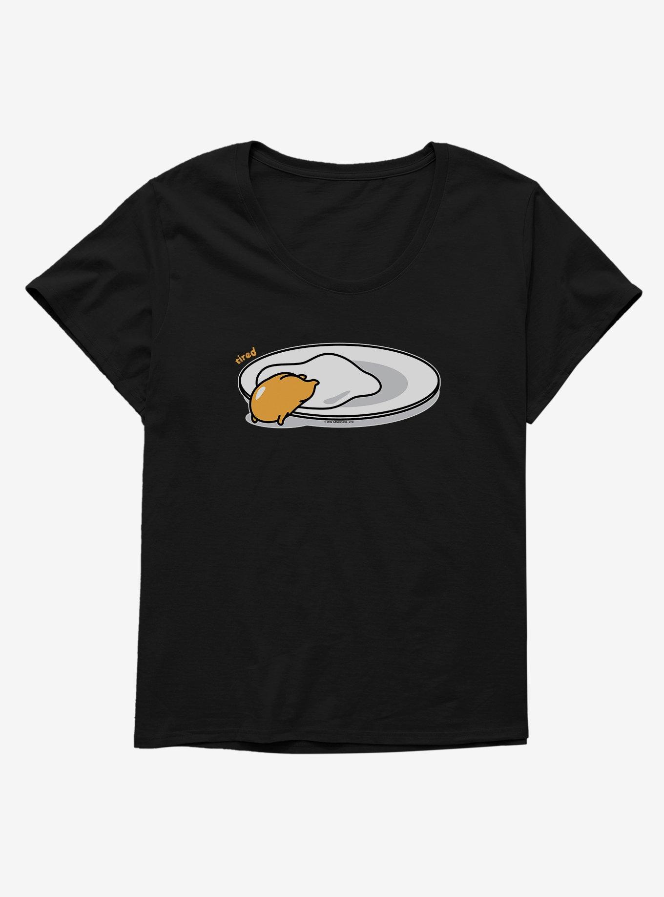 Gudetama Tired Girls T-Shirt Plus Size, , hi-res