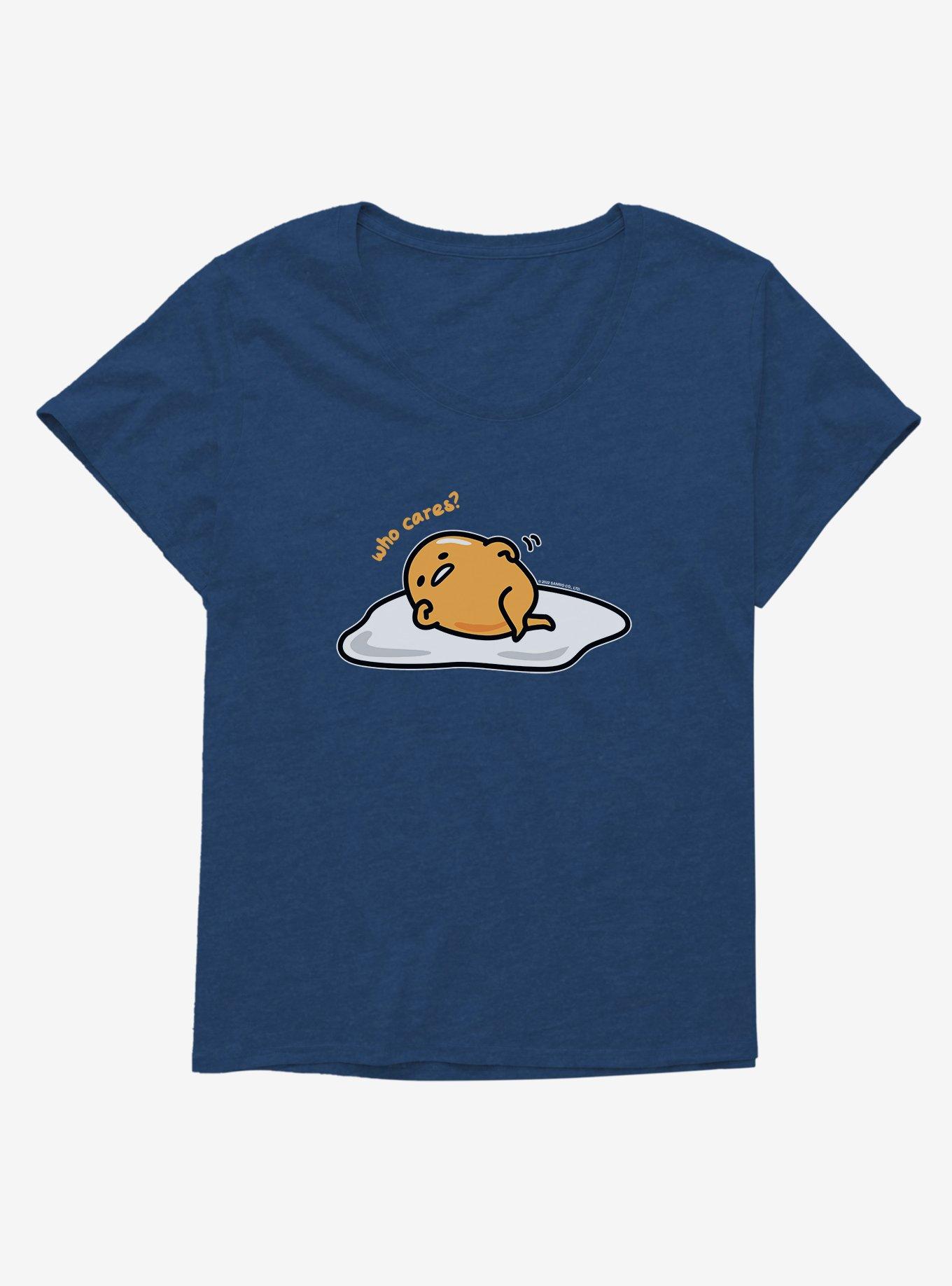 Gudetama Who Cares? Girls T-Shirt Plus Size, , hi-res
