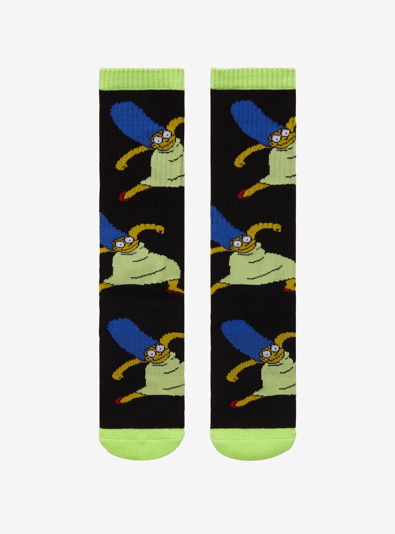 The Simpsons Marge Dancing Crew Socks, , hi-res