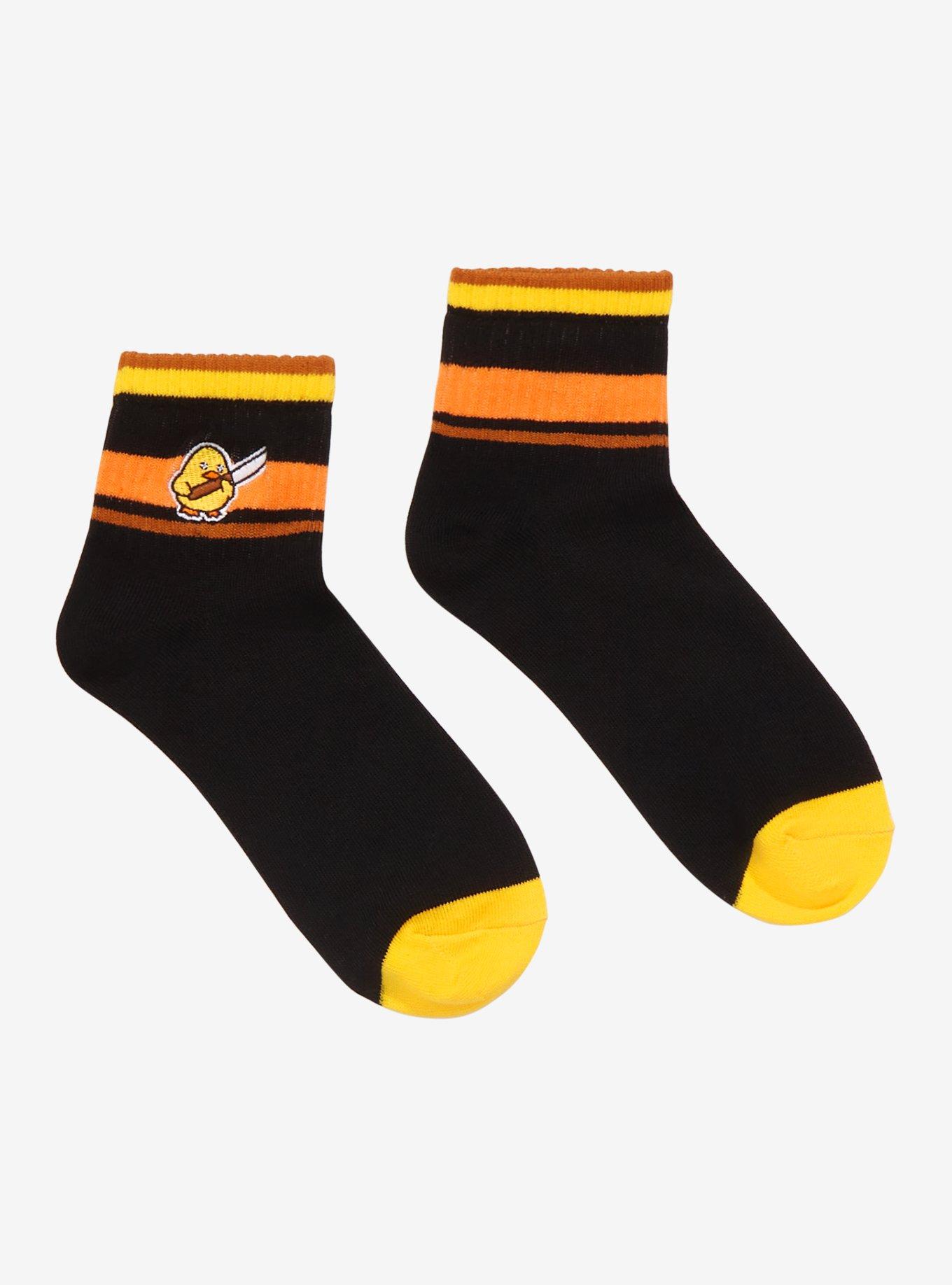 Duck With Knife Ankle Socks, , hi-res