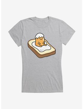 Gudetama On Toast Girls T-Shirt, HEATHER, hi-res