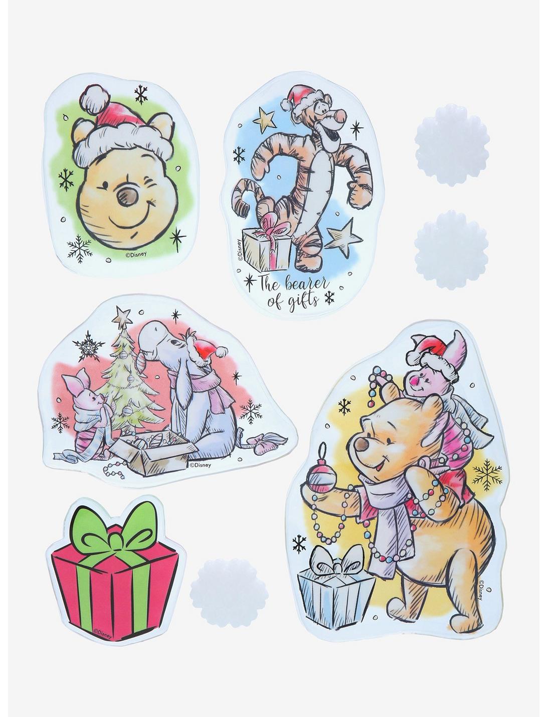 Disney Winnie The Pooh Christmas Gel Clings, , hi-res