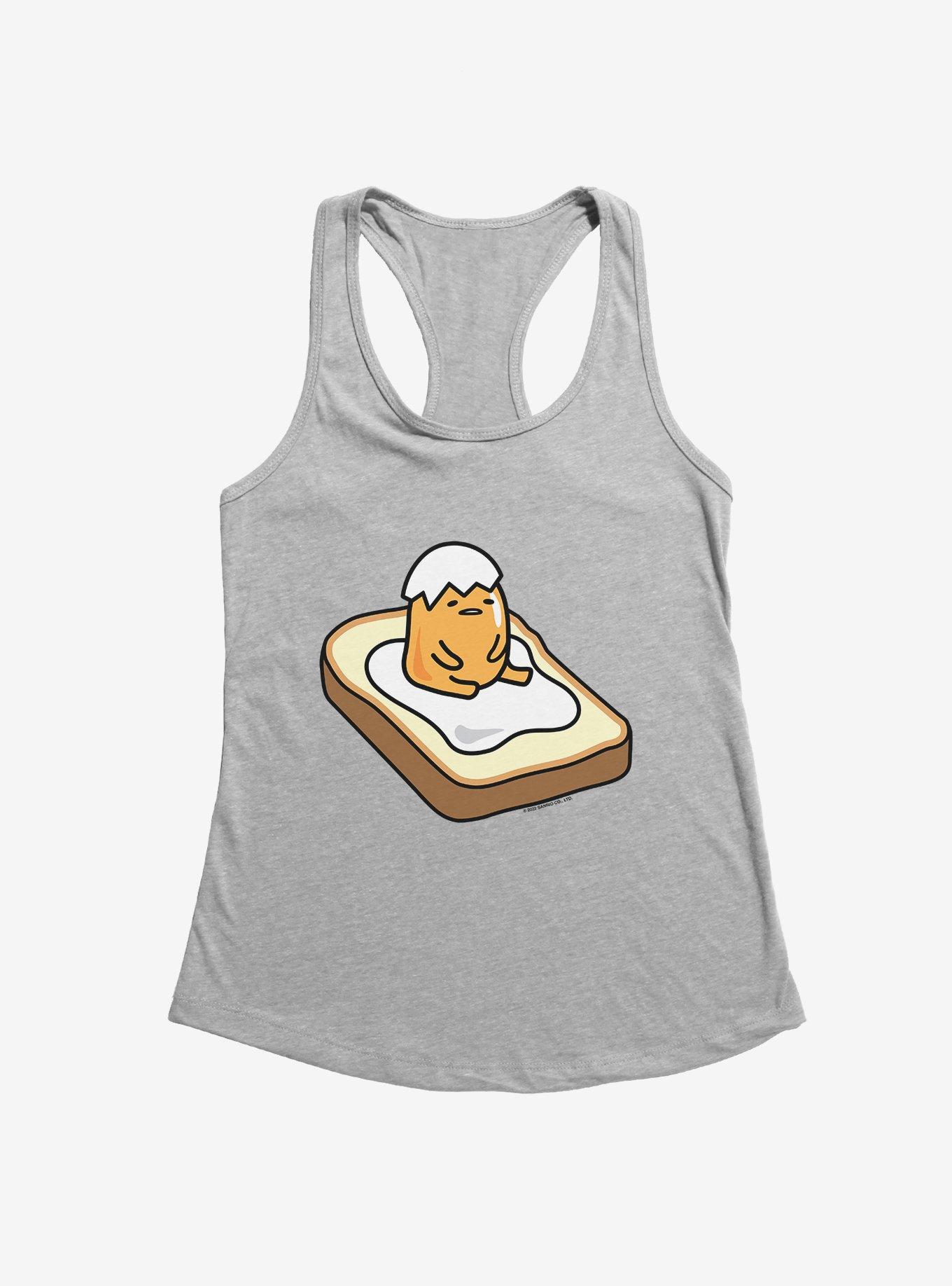 Gudetama On Toast Girls Tank, HEATHER, hi-res