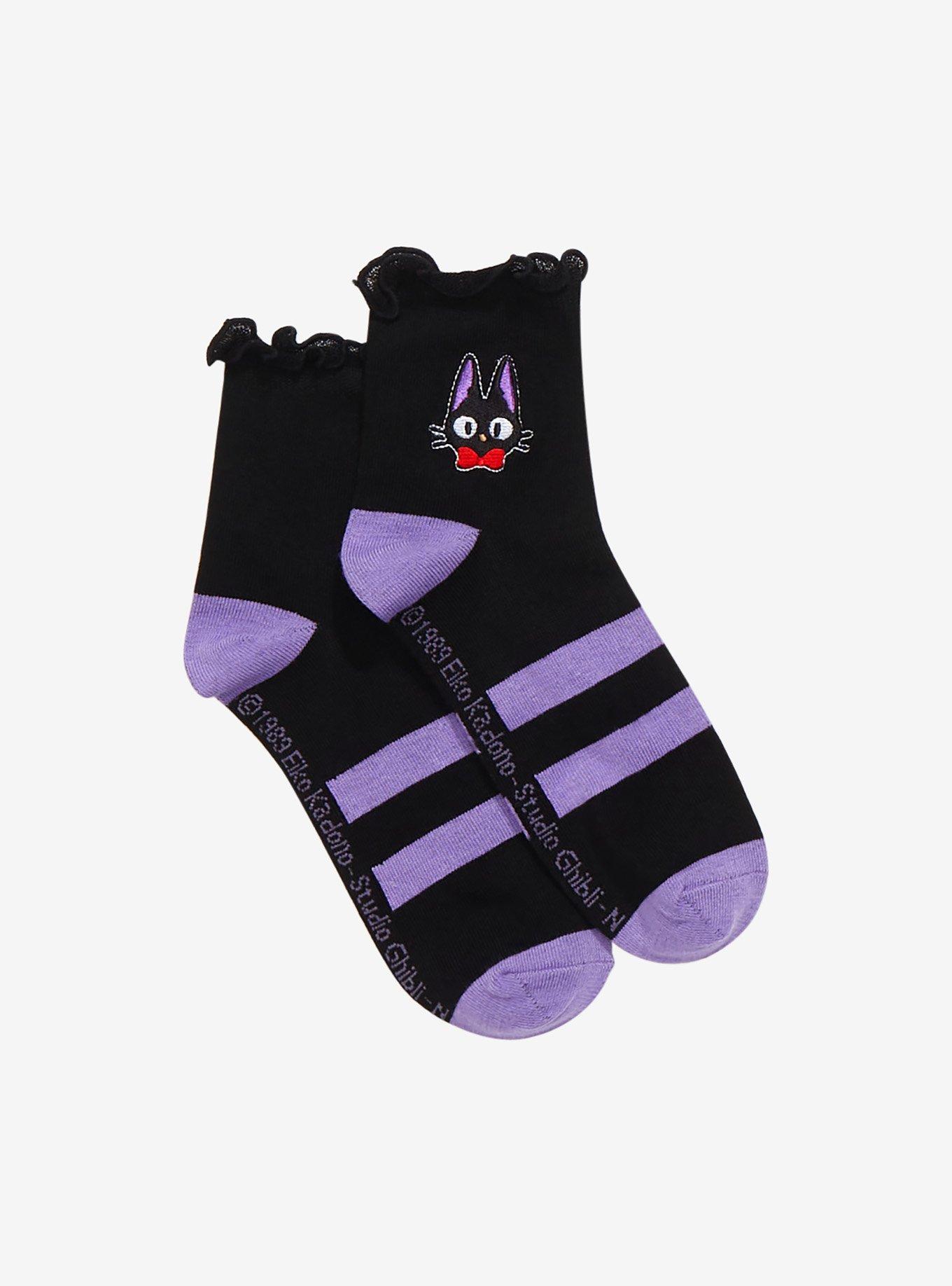 Studio Ghibli Kiki's Delivery Service Jiji Ankle Socks, , hi-res