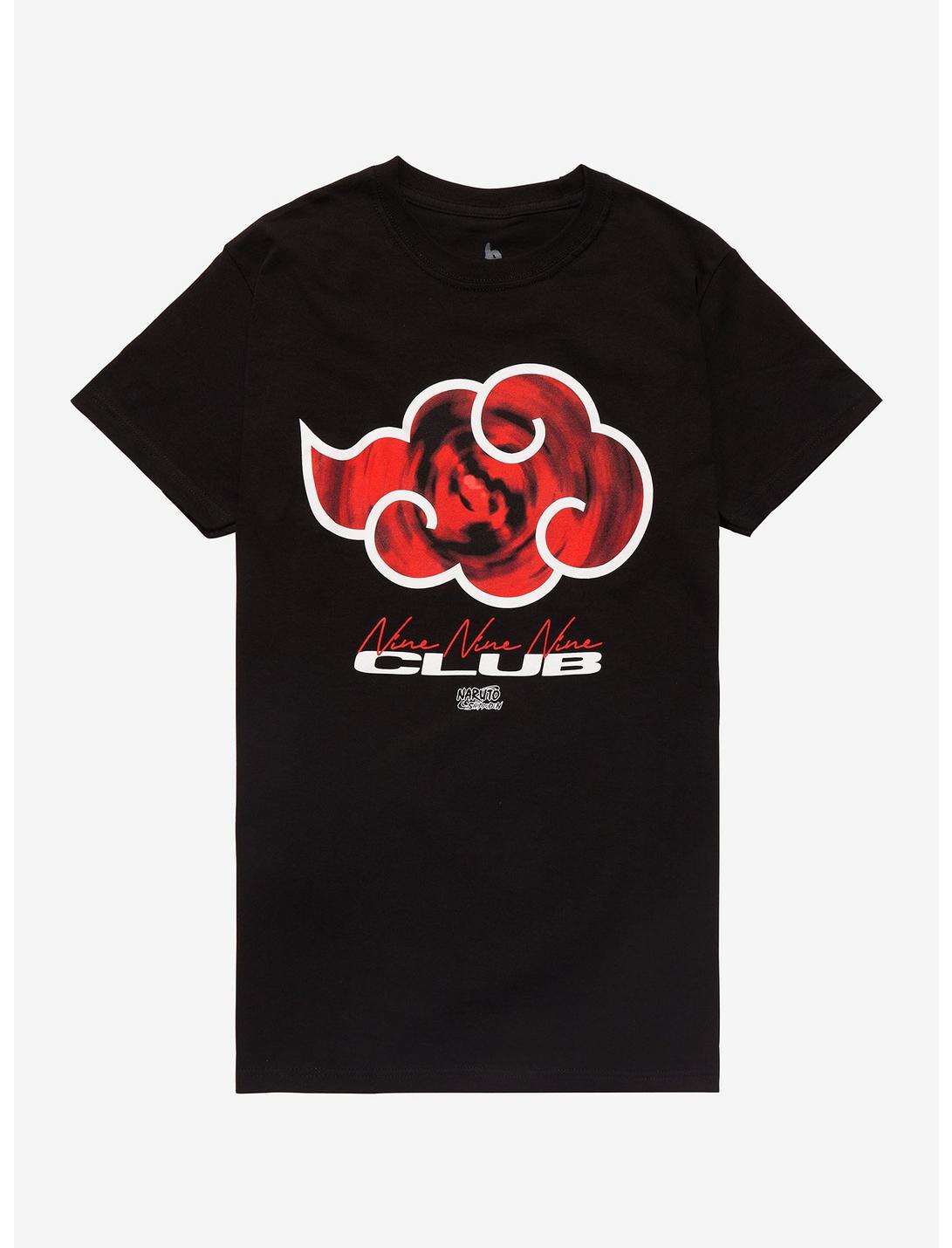 999 By Juice WRLD X Naruto Akatsuki Cloud T-Shirt Hot Topic Exclusive, BLACK, hi-res
