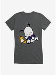 Pochacco Playing With Mon-Mon Girls T-Shirt, , hi-res