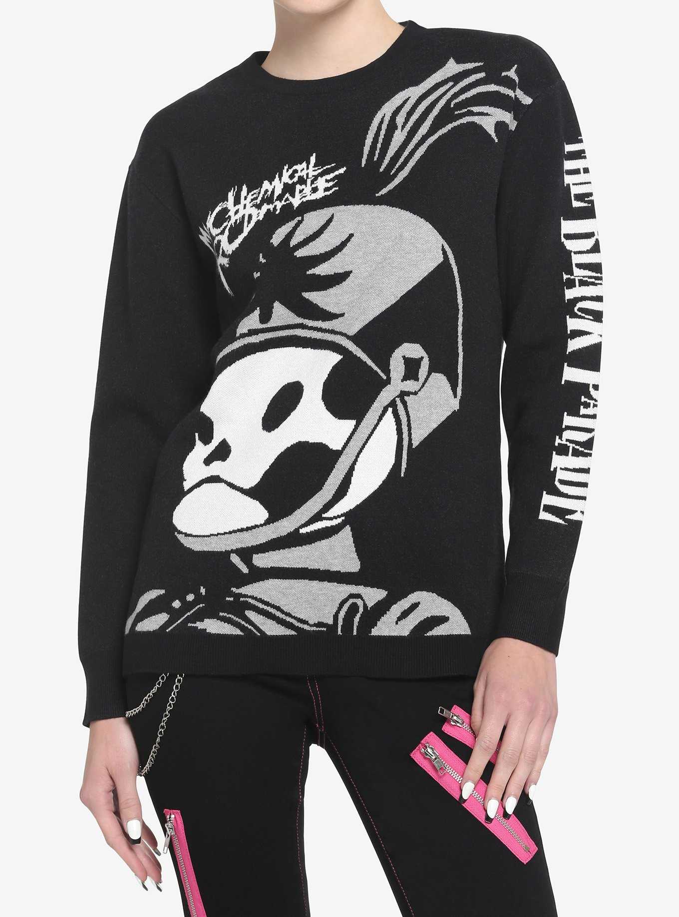 My Chemical Romance The Black Parade Pepe Intarsia Girls Knit Sweater, , hi-res