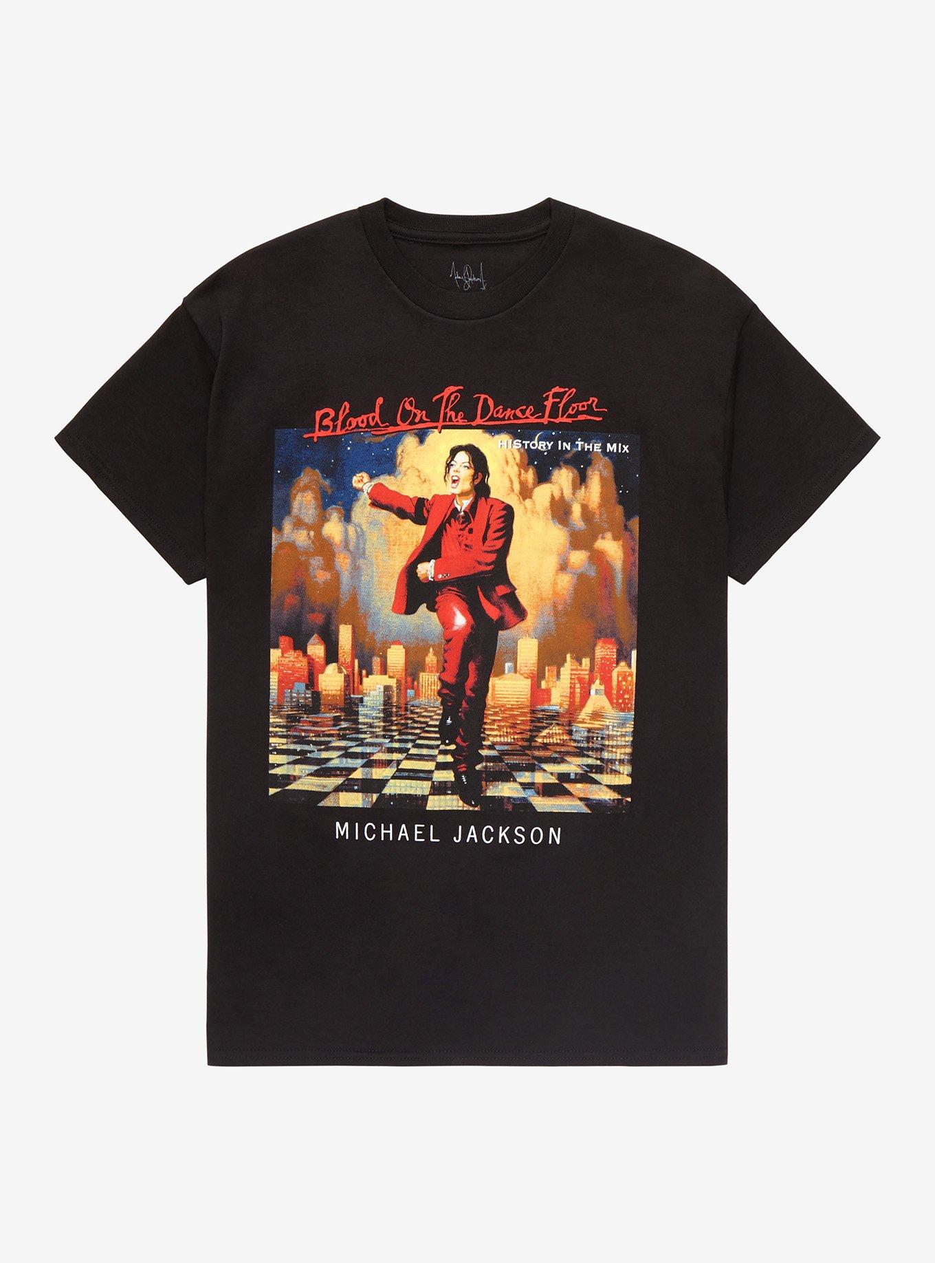 Michael Jackson Blood On The Dance Floor Boyfriend Fit Girls T