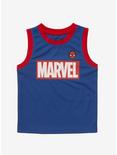 Marvel Spider-Man Spidey Toddler Basketball Jersey - BoxLunch Exclusive , DARK BLUE, hi-res