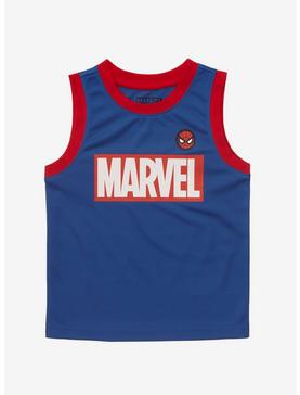 Marvel Spider-Man Spidey Toddler Basketball Jersey - BoxLunch Exclusive , , hi-res