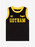 DC Comics Batman Gotham Toddler Basketball Jersey - BoxLunch Exclusive, BLACK, hi-res