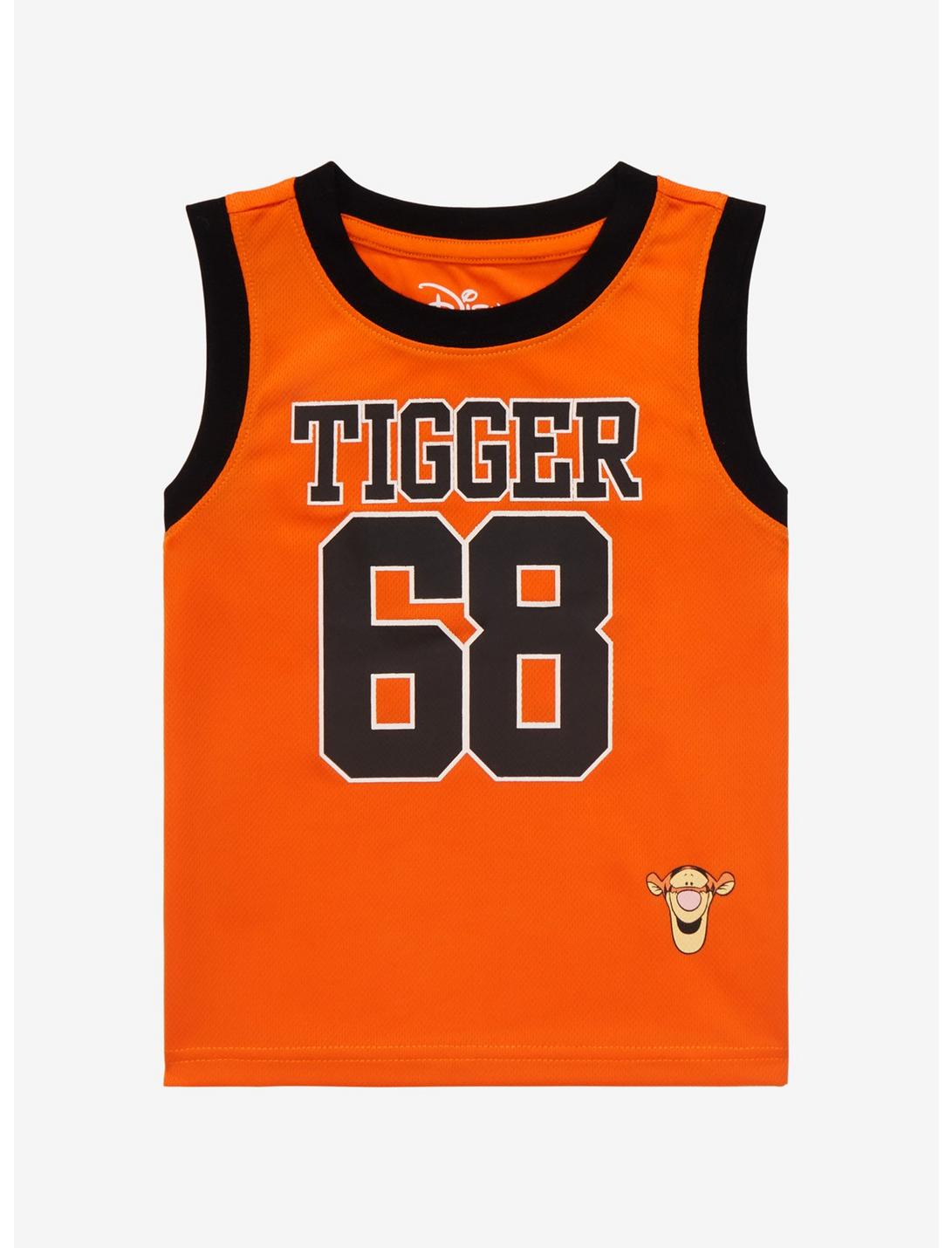Disney Winnie the Pooh Tigger Toddler Basketball Jersey - BoxLunch Exclusive, ORANGE, hi-res