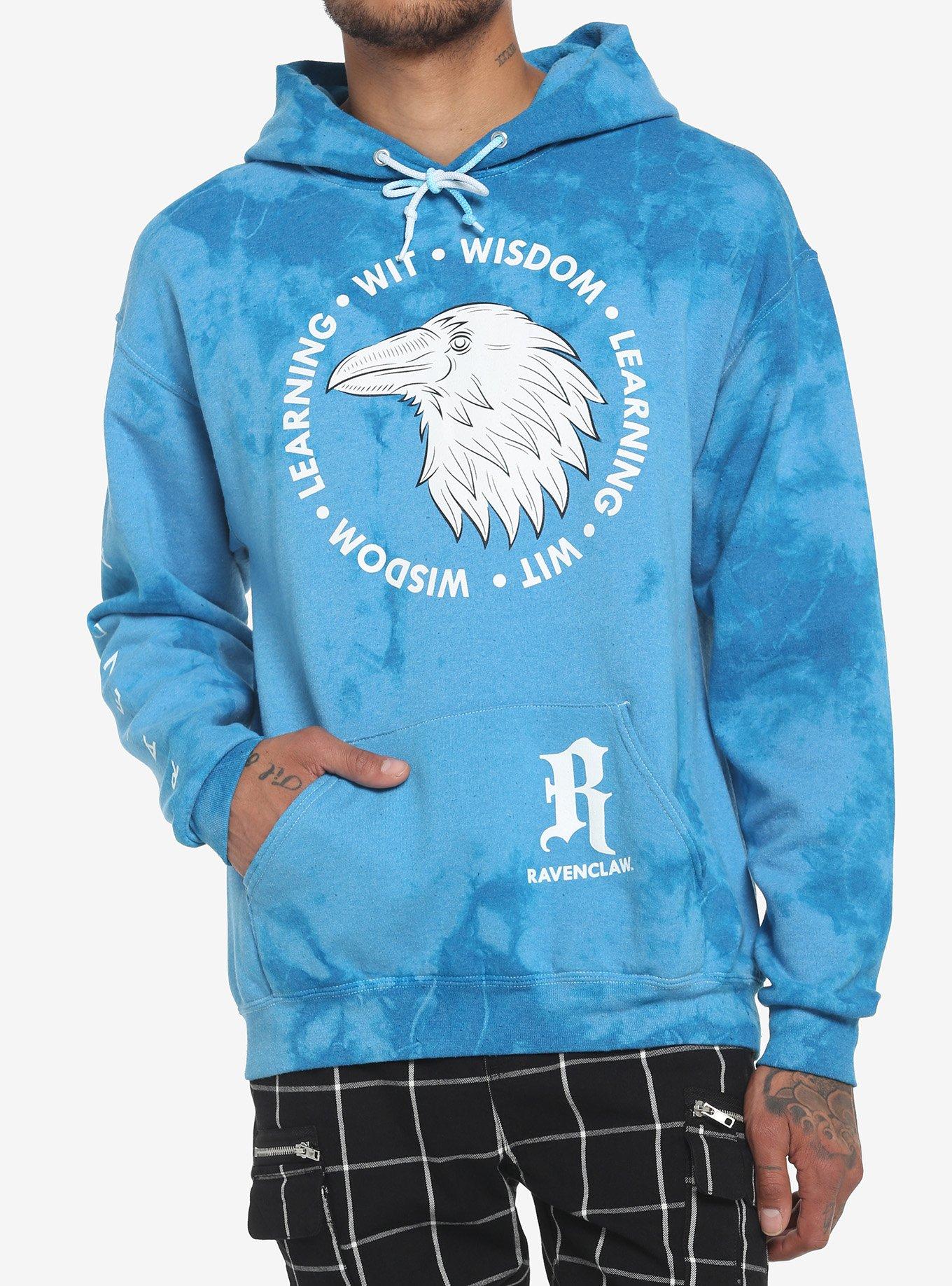 Harry Potter Ravenclaw House Red Tie Dye Hoodie Hot Topic