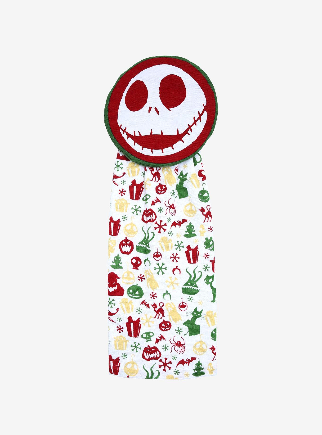 Disney The Nightmare Before Christmas Holiday Kitchen Tie Towel, , hi-res