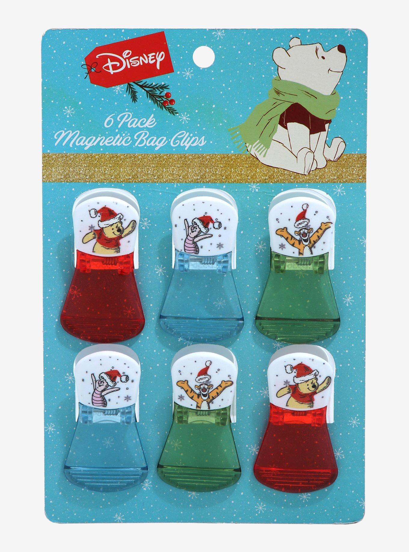 Disney Winnie the Pooh Holiday Magnetic Clip Set, , hi-res