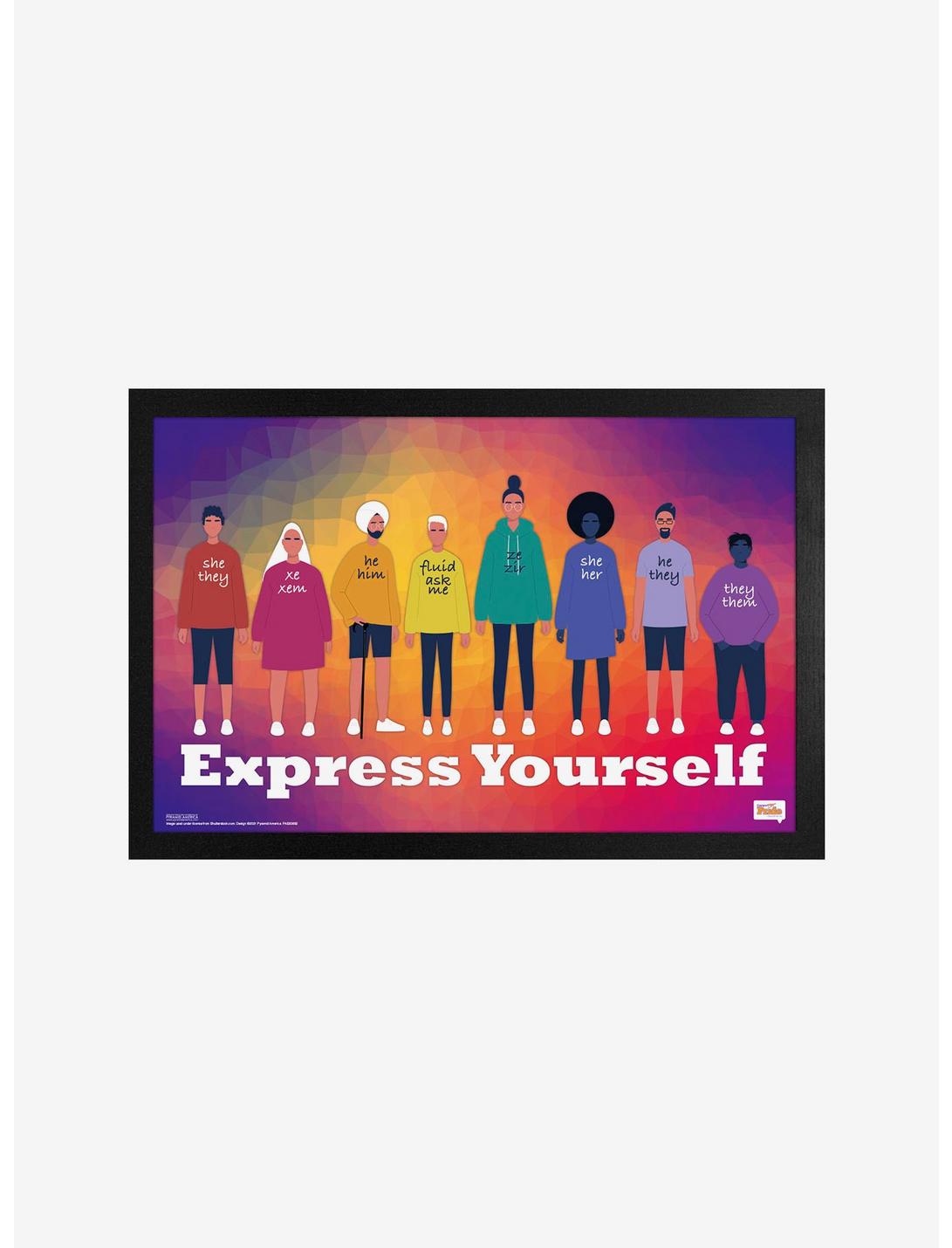 Express Yourself - Identity Framed Poster, , hi-res