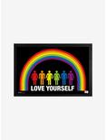 Love Yourself - Rainbow Framed Poster, , hi-res
