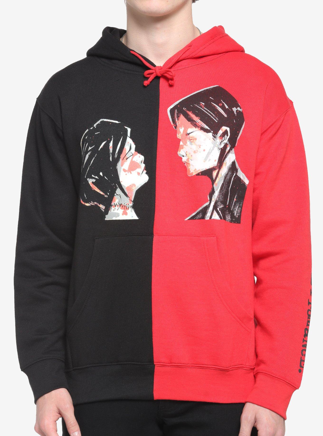 My Chemical Romance Three Cheers For Sweet Revenge Split Hoodie Hot Topic