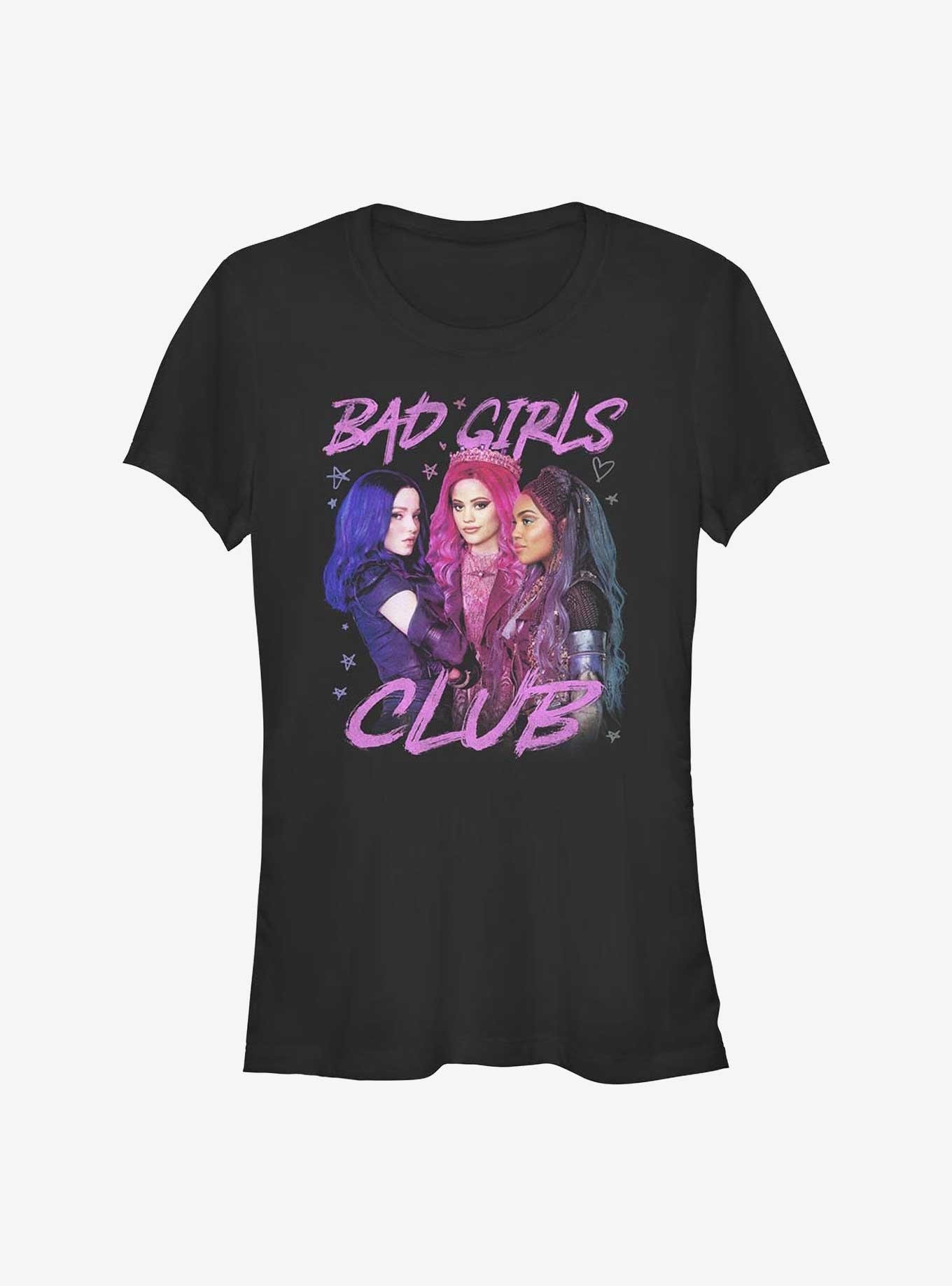 Disney Descendants Bad Girls Club Girls T-Shirt, BLACK, hi-res