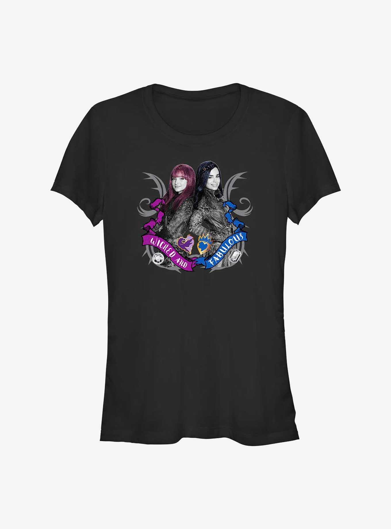 Disney Descendants Back To Back Besties Girls T-Shirt, BLACK, hi-res