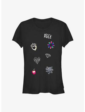Disney Descendants Evie Peace Patches Girls T-Shirt, , hi-res
